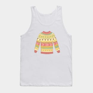 Cute cozy sweater Tank Top